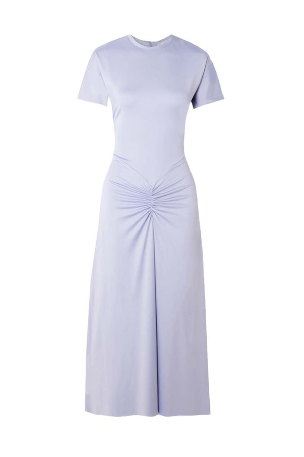 Gathered Waist T-Shirt Midi Dress