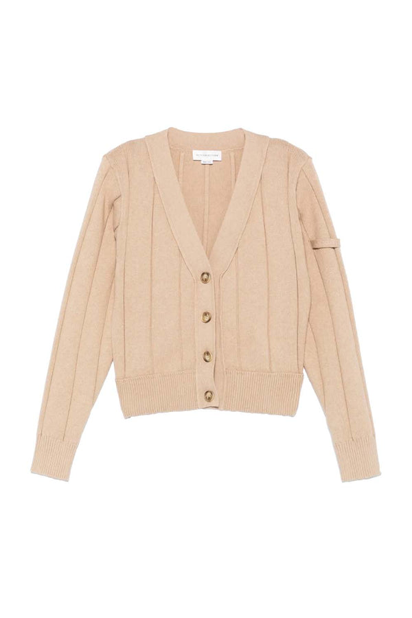 Rib Details Cardigan
