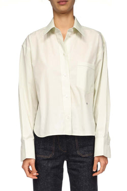 Cropped Long-sleeve Shirt