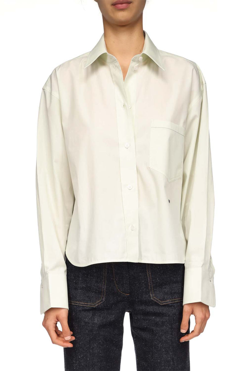 Cropped Long-sleeve Shirt