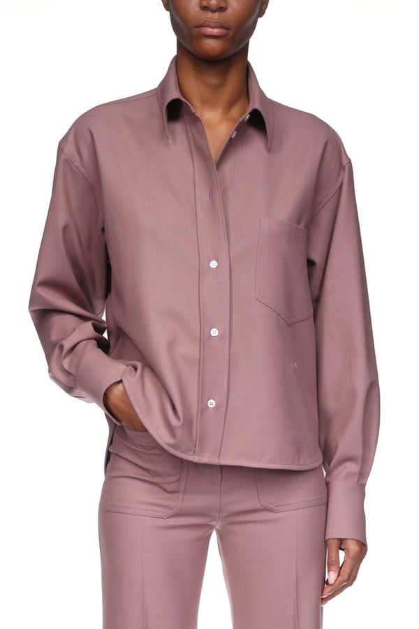Cropped Long Sleeve Shirt