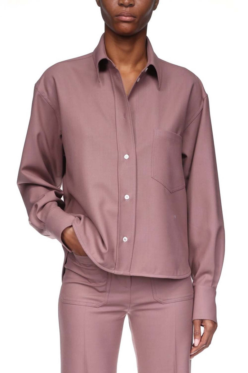 Cropped Long Sleeve Shirt