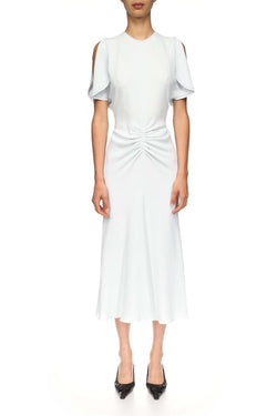 Gathered Waist Midi Dress