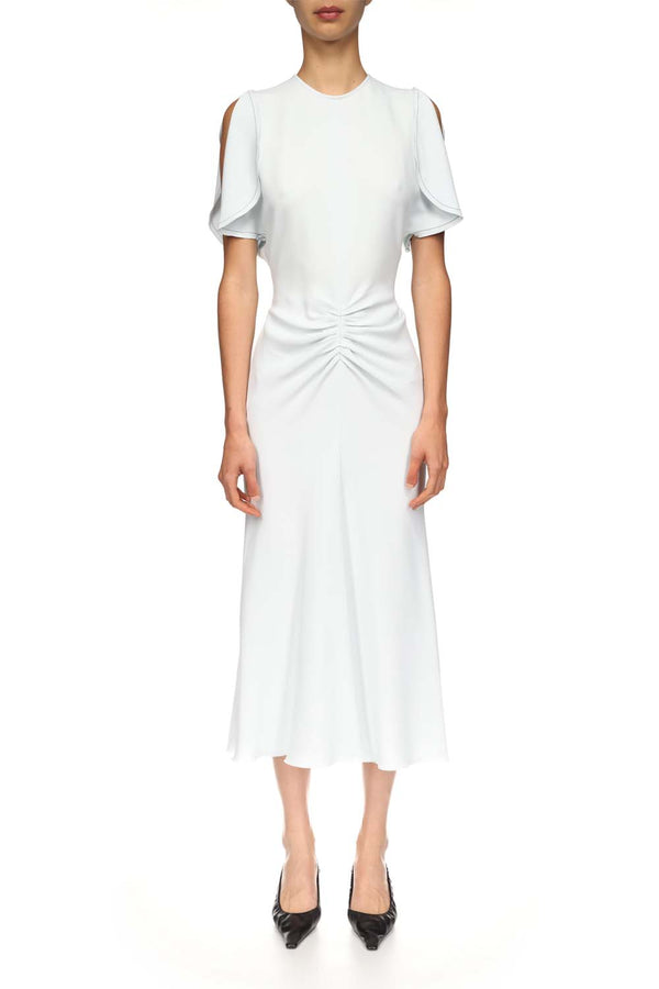 Gathered Waist Midi Dress