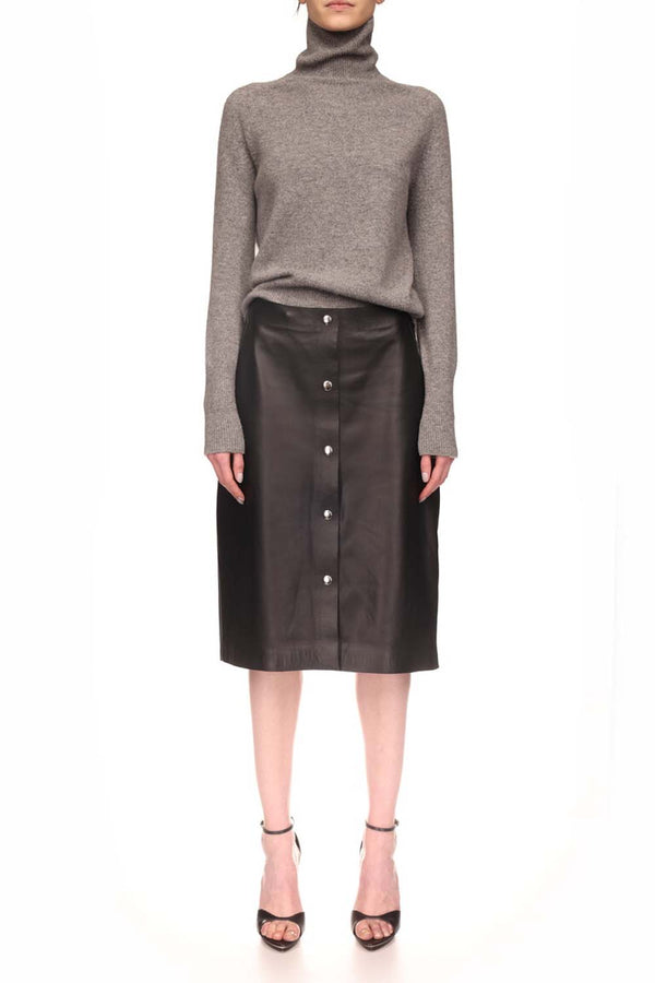 Lambswool Polo Neck Jumper