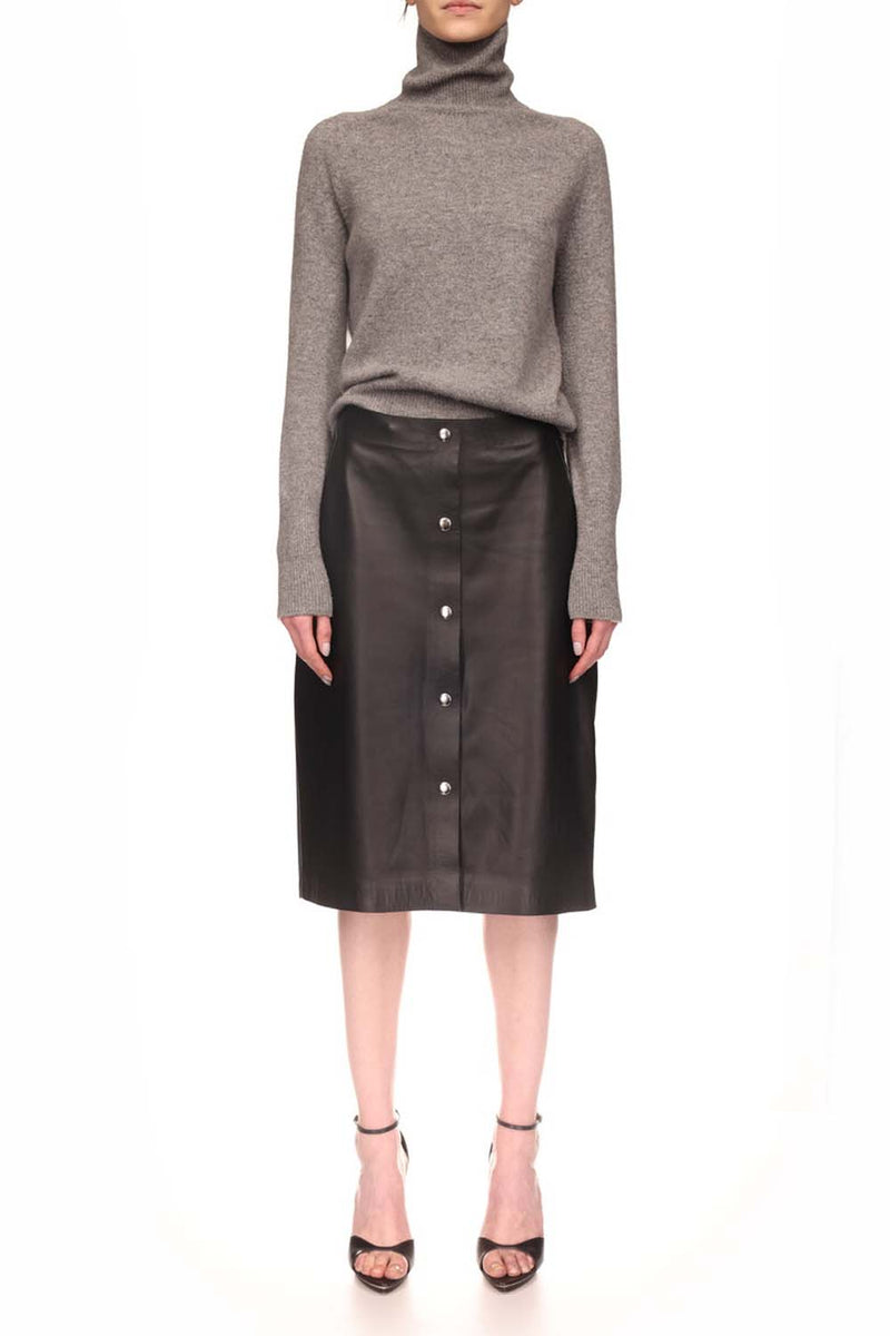 Lambswool Polo Neck Jumper