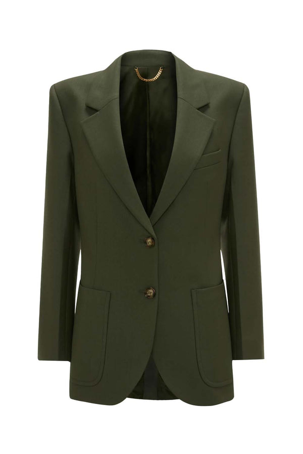 Patch Pocket Single Breasted Blazer