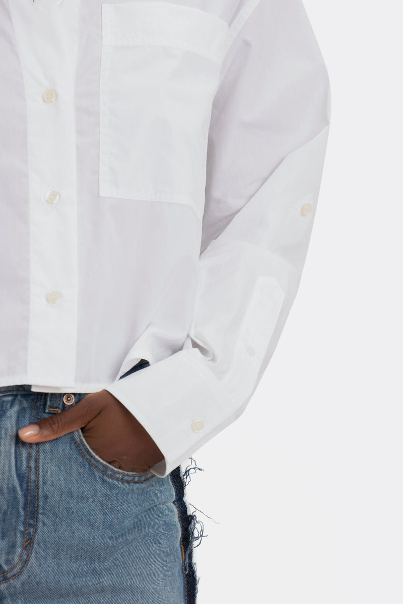 Cropped Long Sleeve Shirt