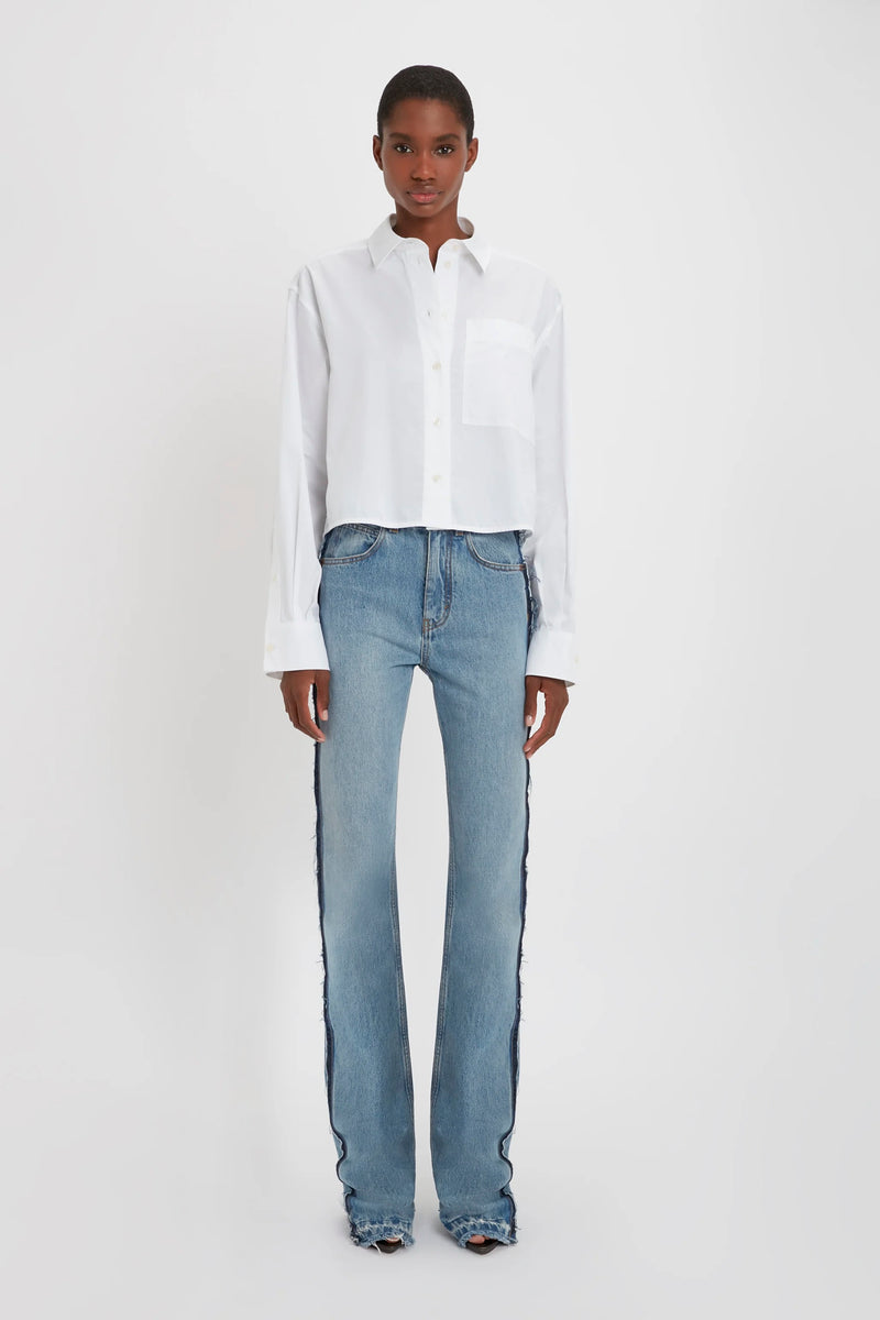 Cropped Long Sleeve Shirt