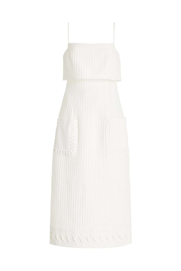 Noval Textured Cotton-Blend Maxi Dress