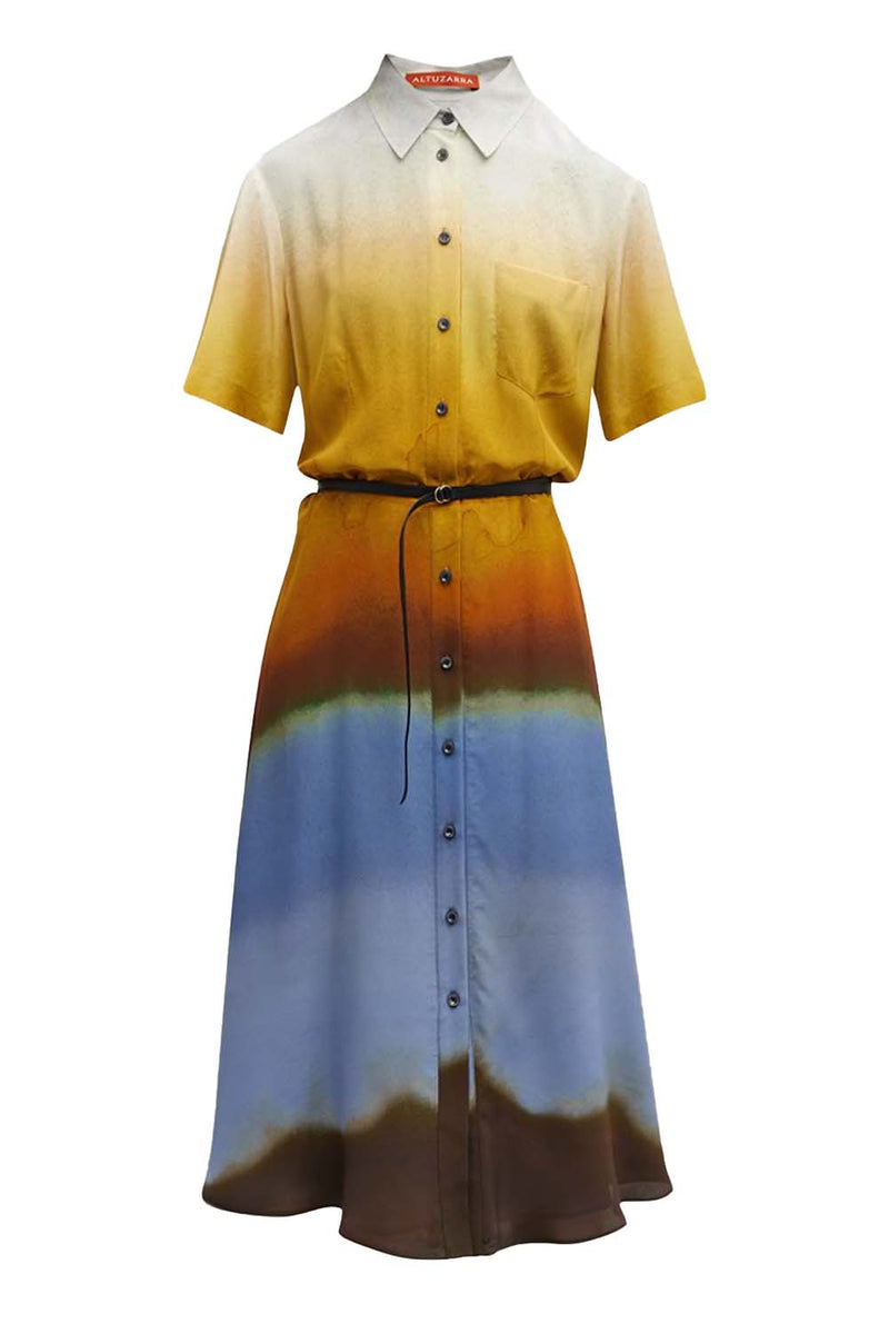 Kiera Ombre Shirtdress