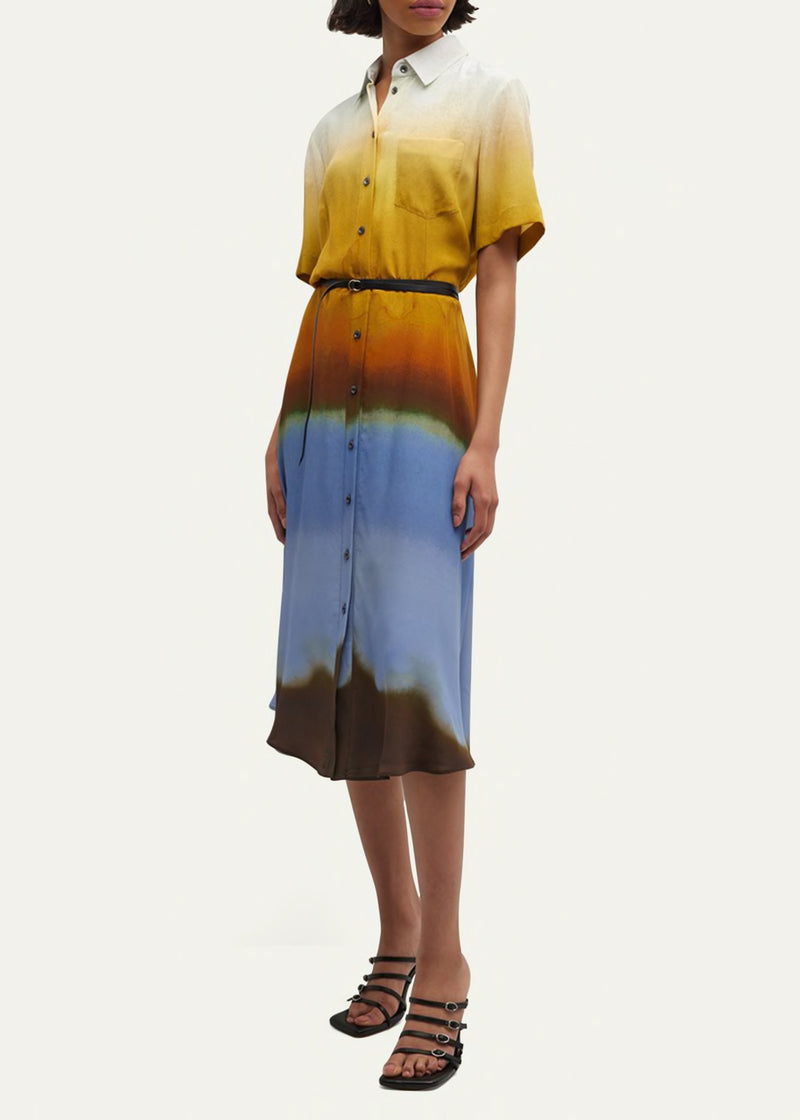 Kiera Ombre Shirtdress