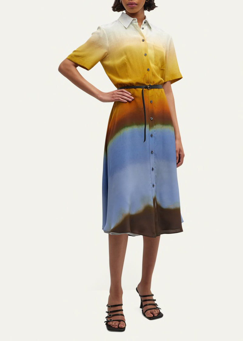 Kiera Ombre Shirtdress