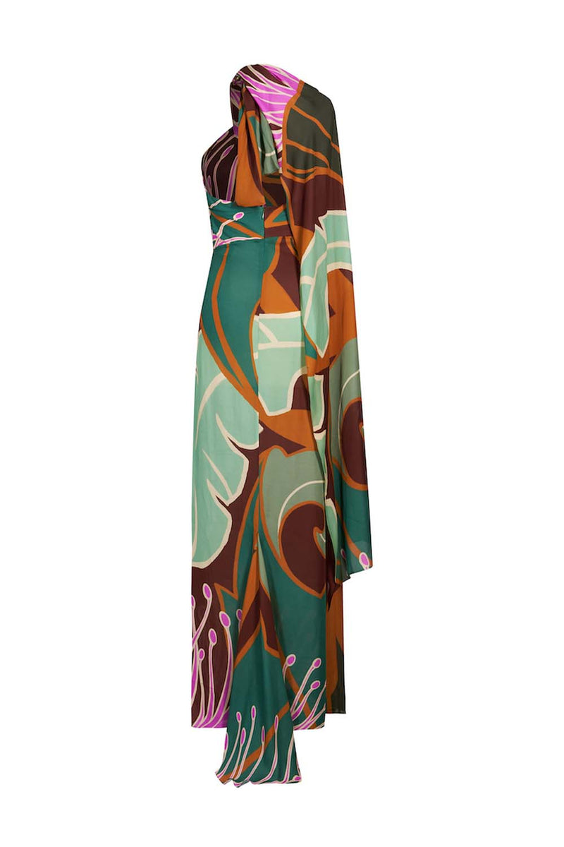 Perfume Memory Silk Dress