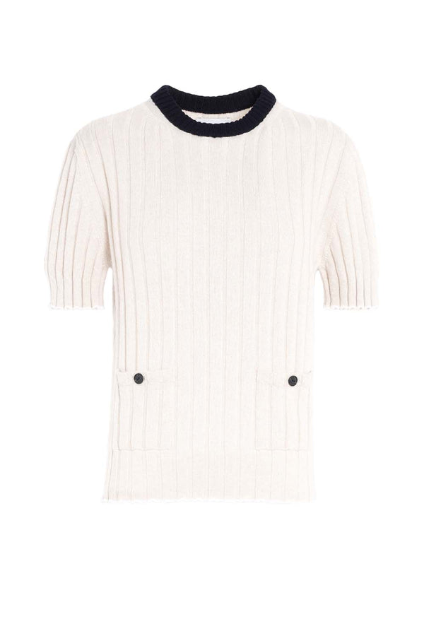 Ribbed Cashmere Top
