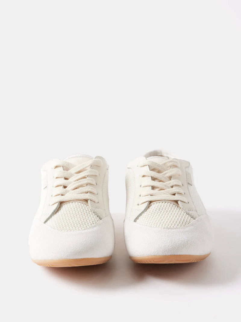 Bonnie Leather-Trimmed Suede, Mesh and Canvas Sneakers