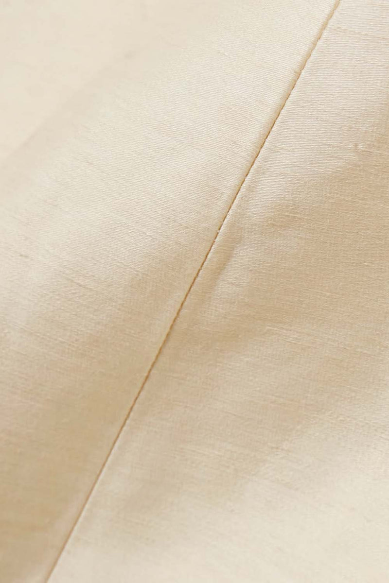 The Shiva Panelled Linen and Silk-Blend Dupion Dress