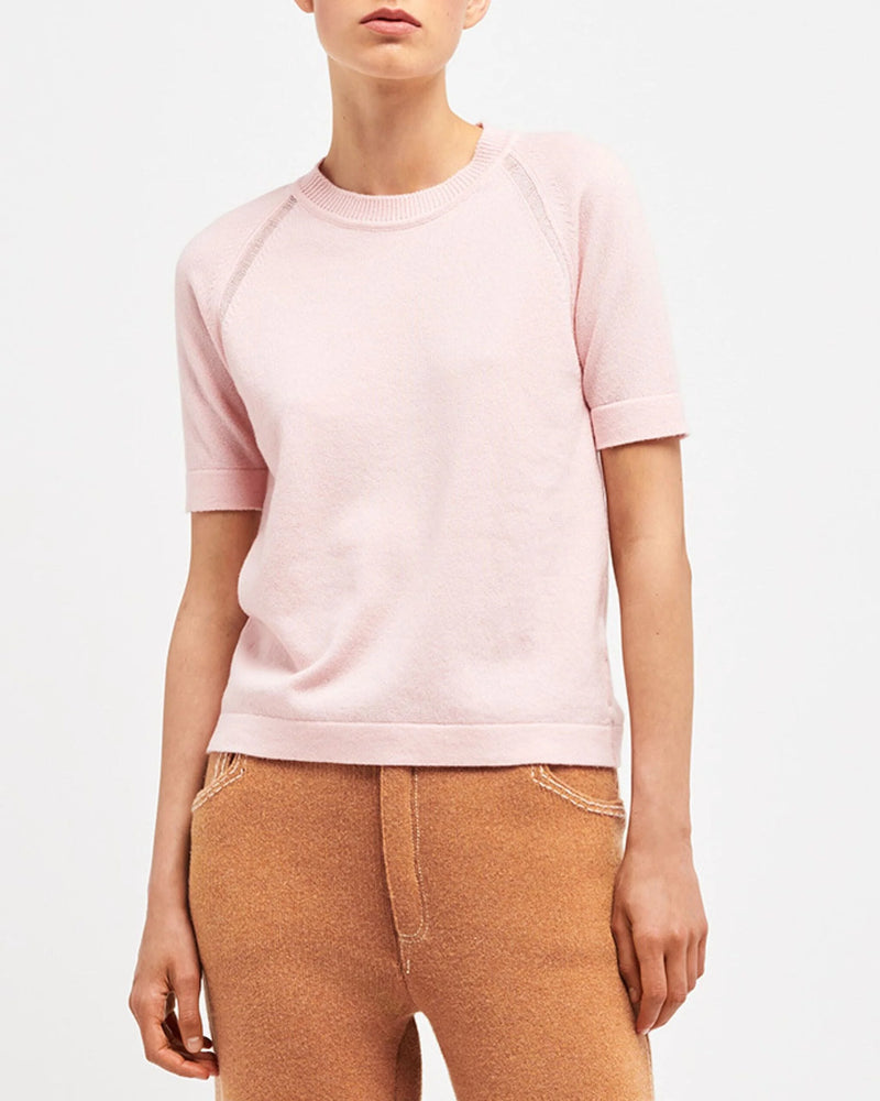 Cashmere Short Sleeve Top