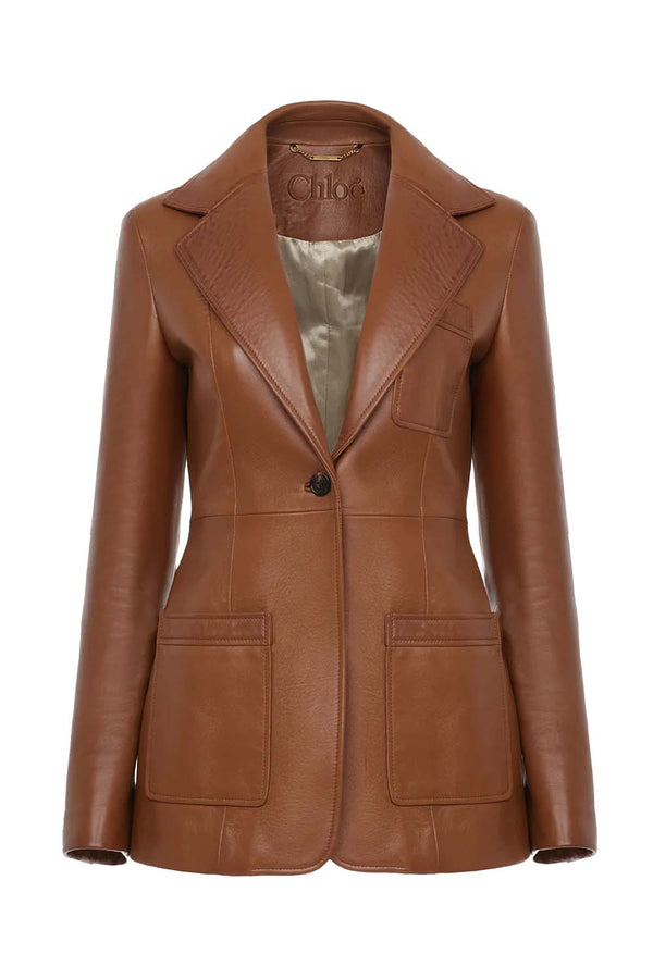 Leather Blazer