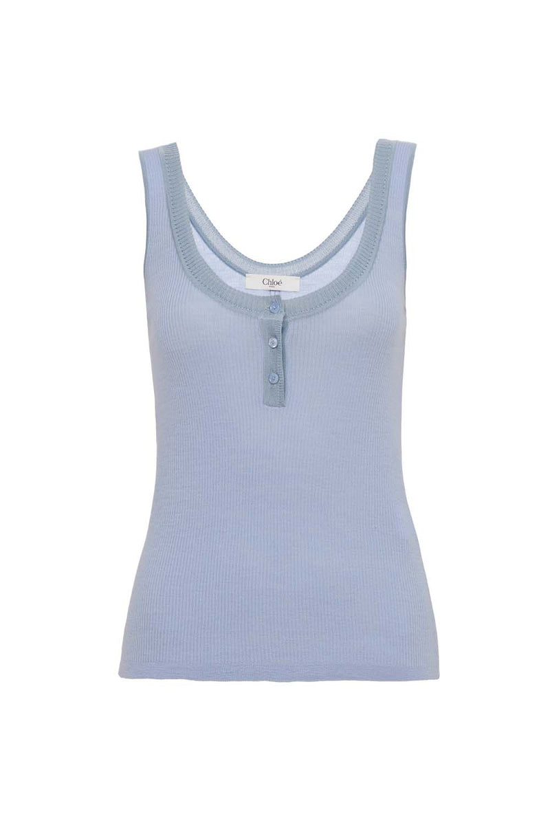 Superfine Wool Tank Top