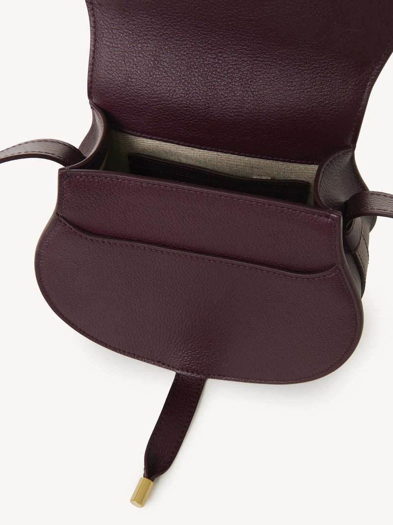 Small Marcie Leather Saddle Bag