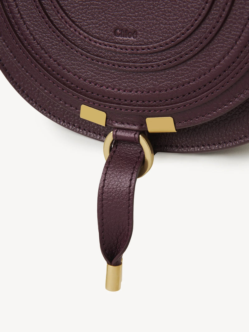 Small Marcie Leather Saddle Bag