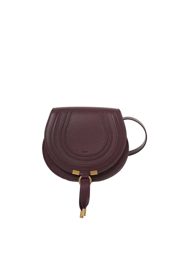 Small Marcie Leather Saddle Bag