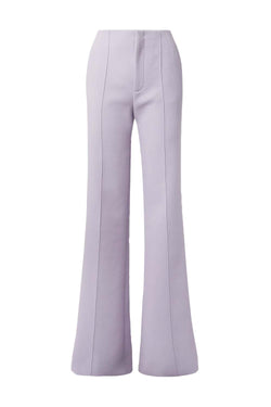 Wool-crepe Flared Trousers