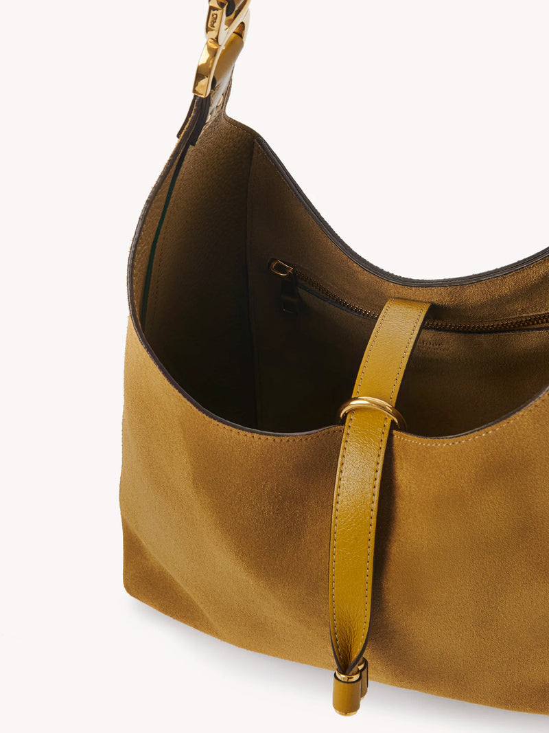 Suede Marcie Hobo Shoulder Bag
