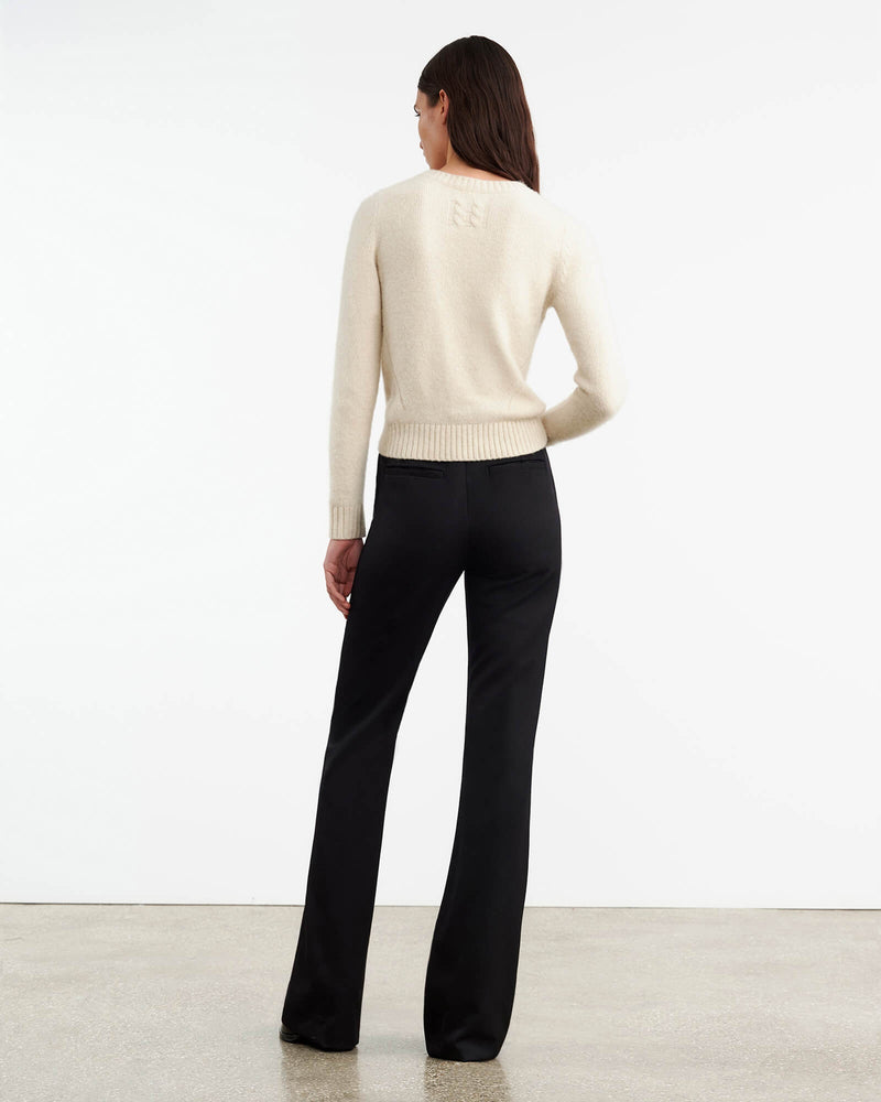 Gwendolyn cropped wool-blend sweater