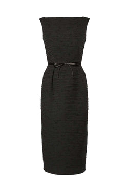 Tweed Midi Pencil Dress