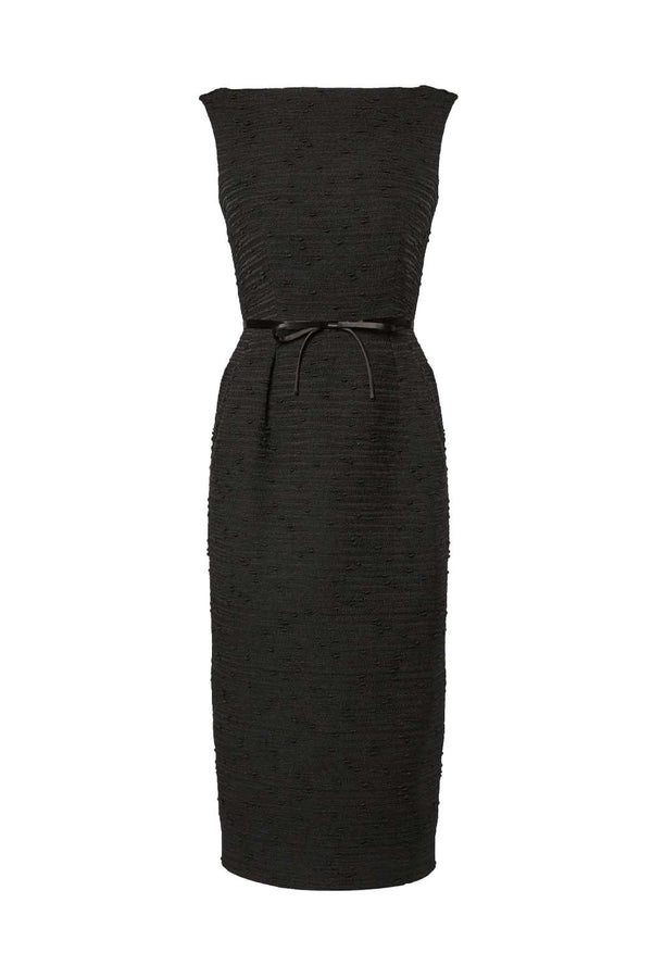 Tweed Midi Pencil Dress