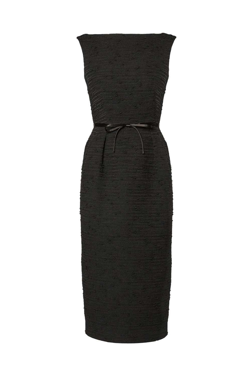 Tweed Midi Pencil Dress