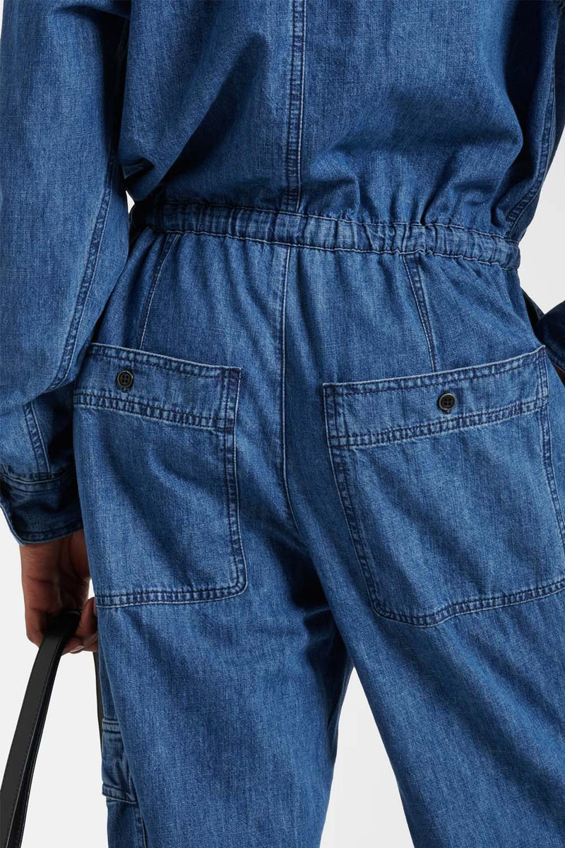 【関税&送料込】Marant Etoile Idany Suit. MARANT ÉTOILE Idany denim jumpsuit | NET-A-PORTER