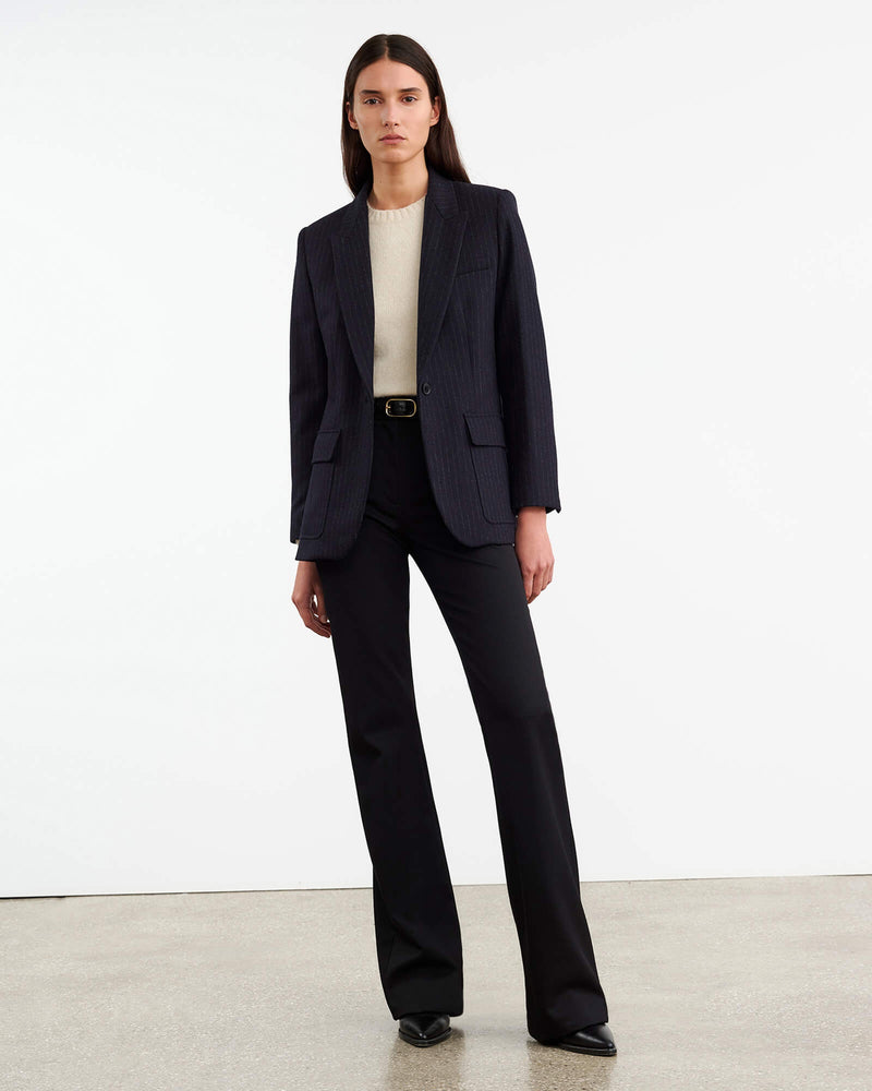 Gwendolyn cropped wool-blend sweater