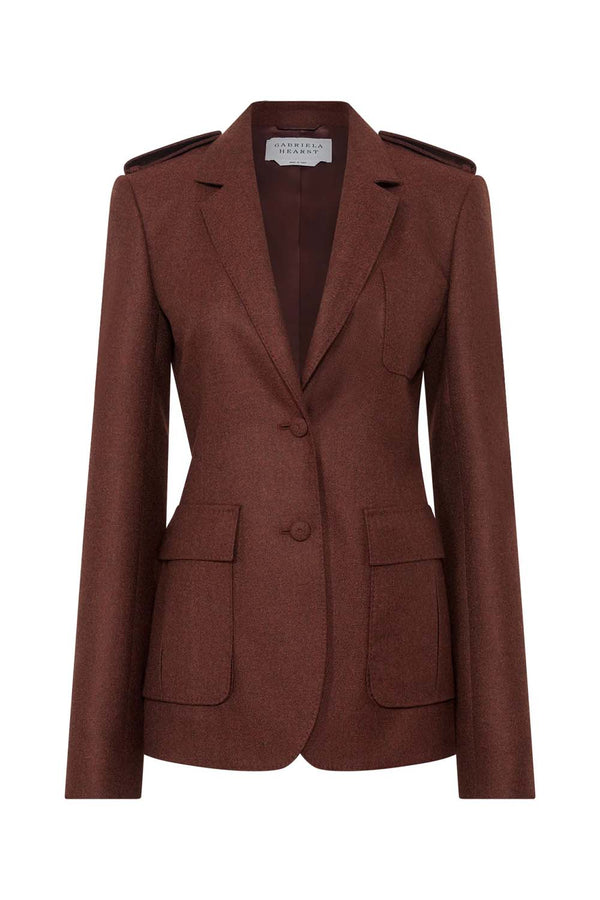 Louisa Wool and Cashmere-blend Blazer