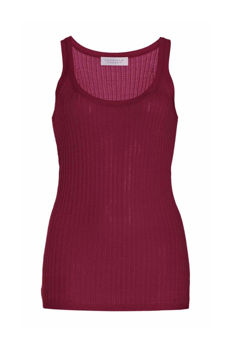 Nevin Pointelle-Knit Cashmere and Silk-Blend Tank