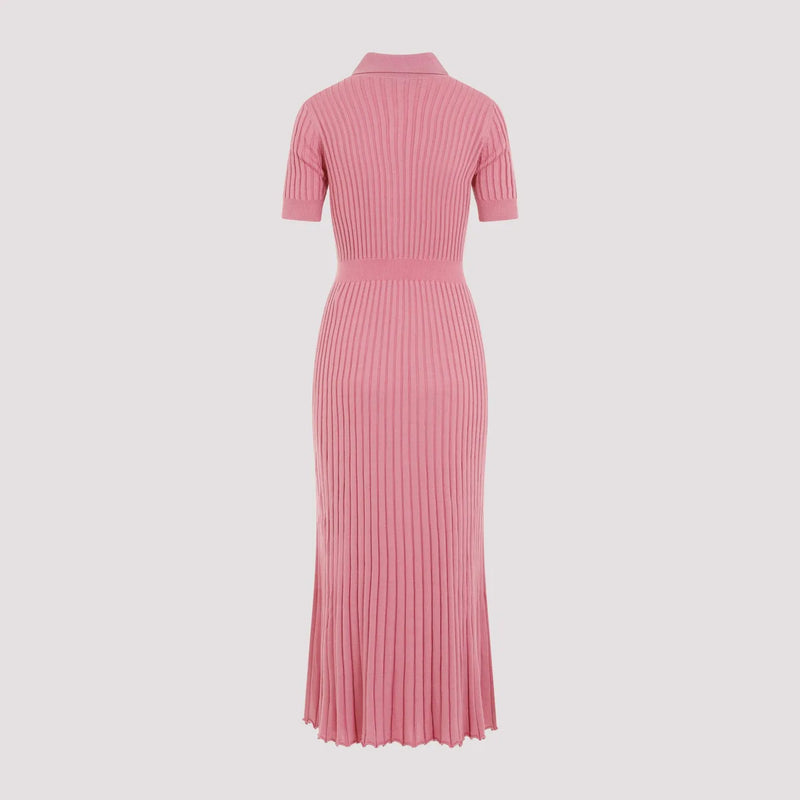 Amor Silk and Cashmere Midi Dress