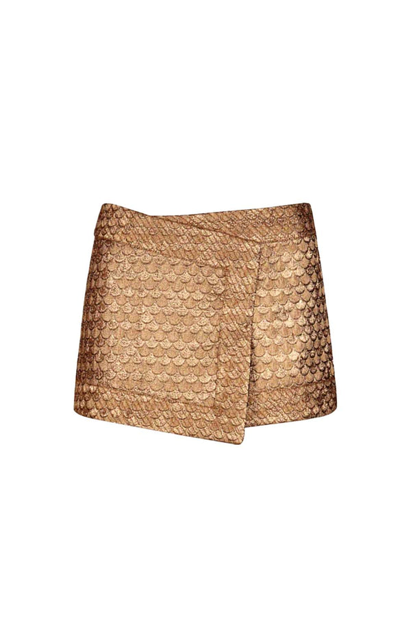Re-Emerged Jacquard Mini Skirt