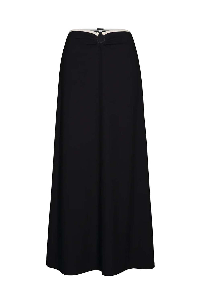 Keel Crinkle Midi Skirt