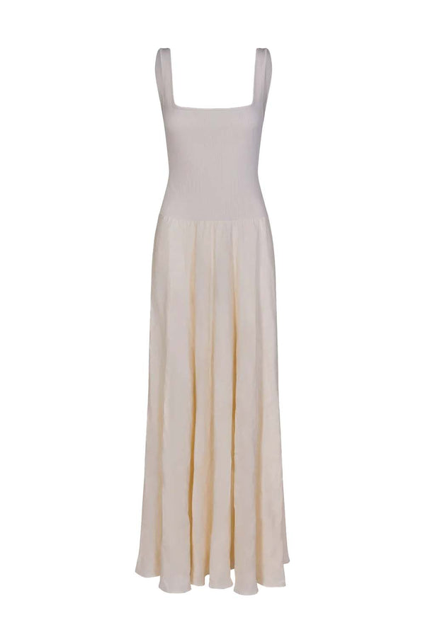 Organic Linen Blend Mariner Dress