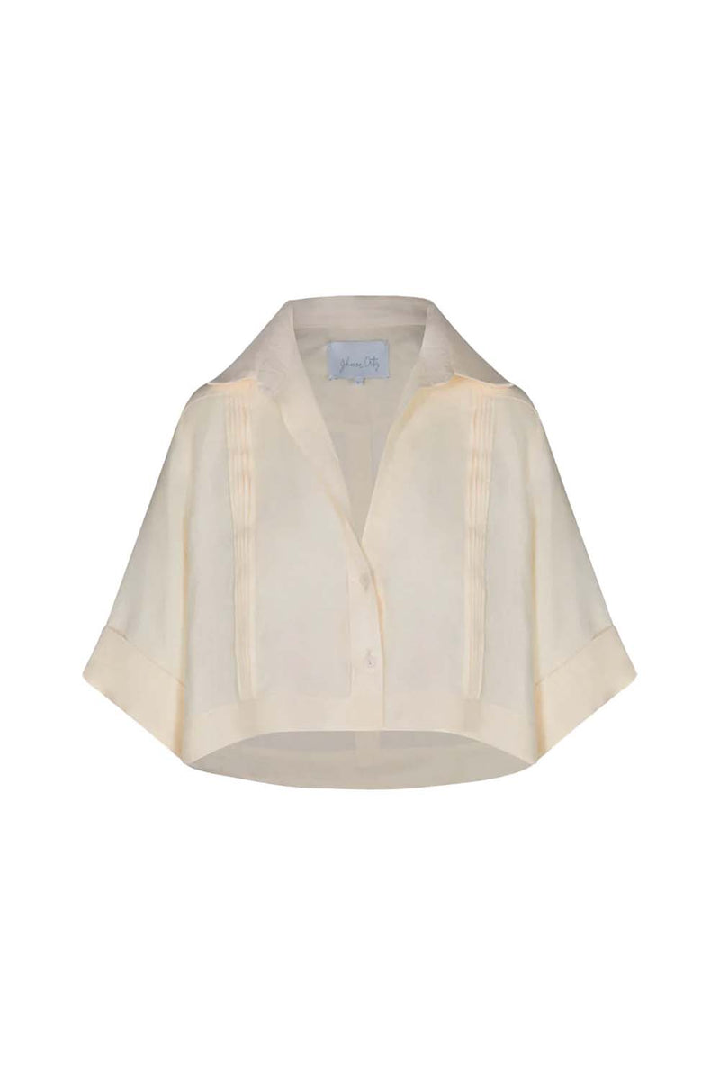Organic Linen Cloud Forest Shirt