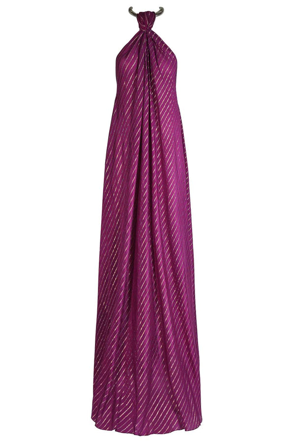 Majestic Power Silk & Lurex Dress