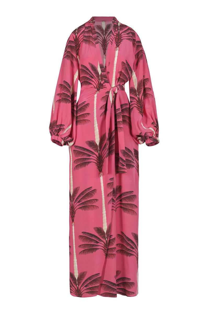 Untamed Tropics Wrap Dress