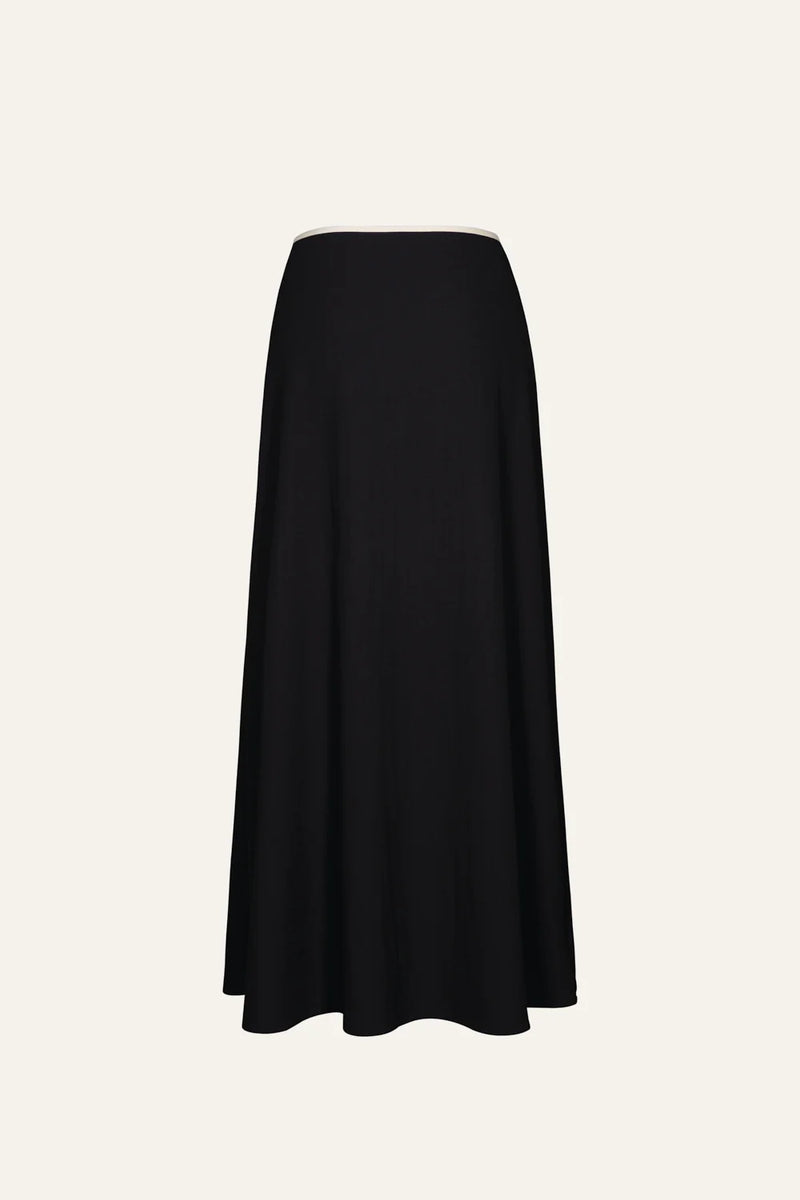 Keel Crinkle Midi Skirt