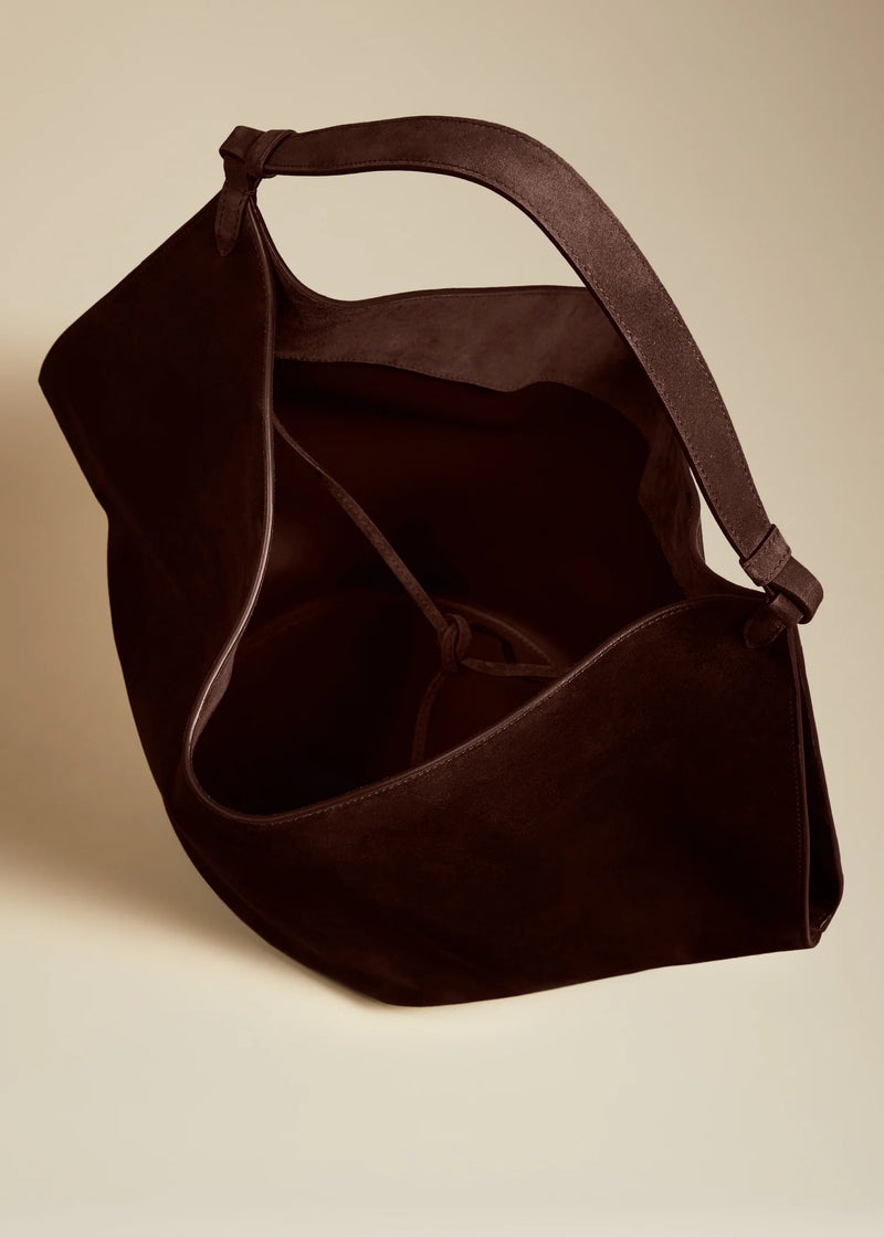 Lotus Medium Suede Tote