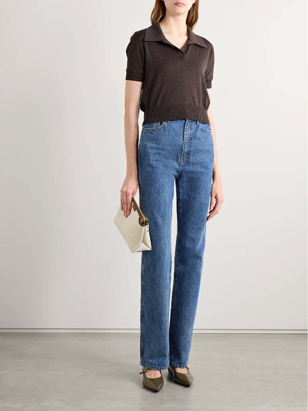 Danielle High-Rise Slim-Leg Jeans