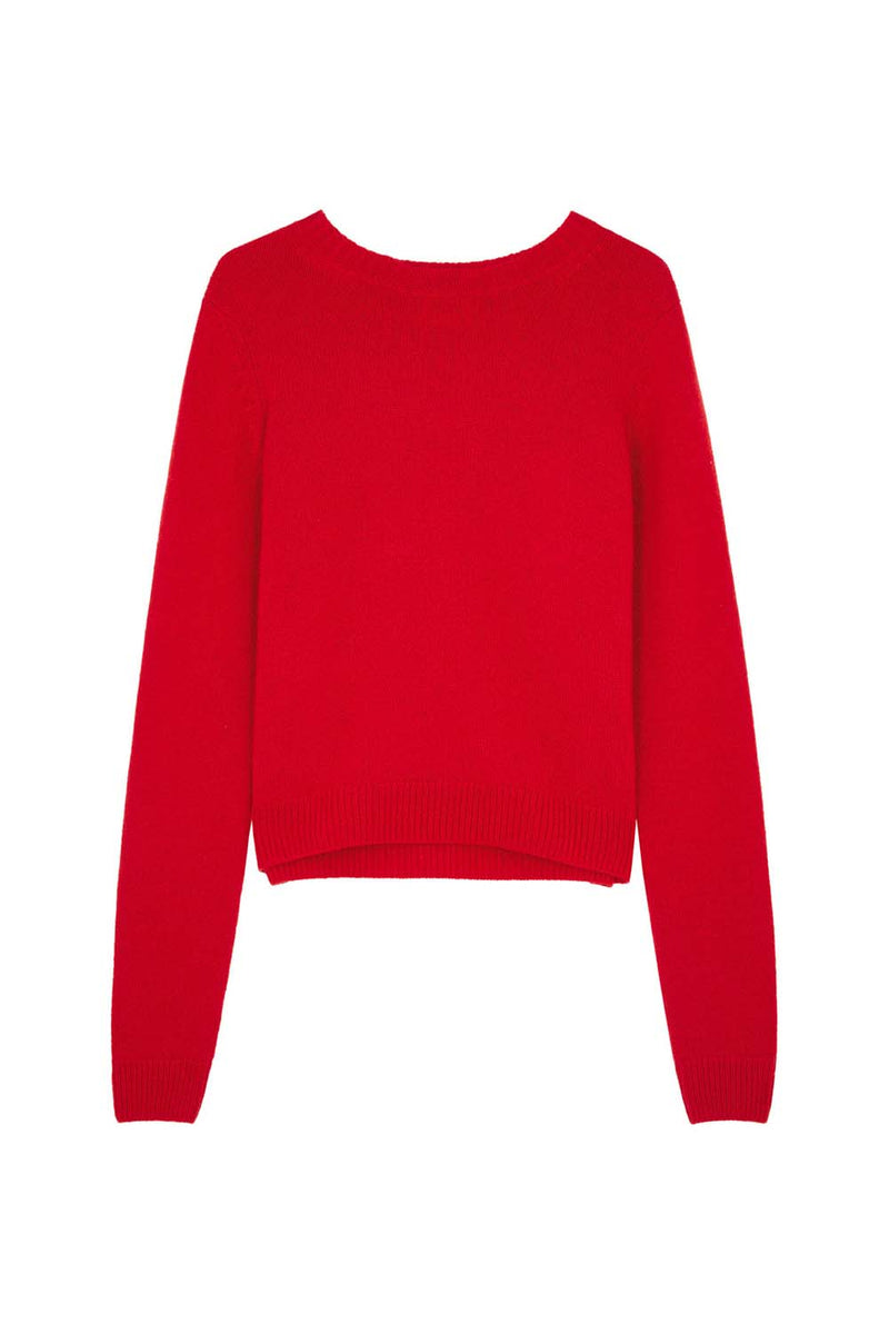 Diletta Crew-Neck Cashmere Sweater