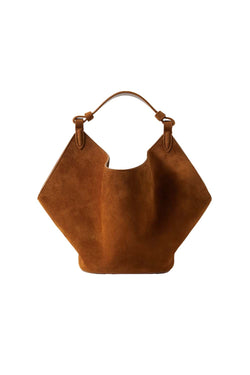 Mini Leather Lotus Bag