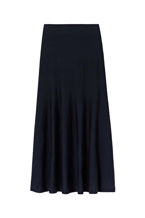 Mayu Wool-Blend Midi Skirt